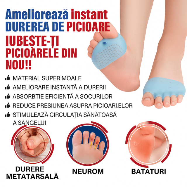 VitaDomus Pernute metatarsiene din silicon