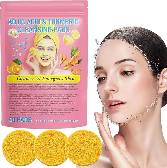 VitaDomus Tampoane cu acid kojic și turmeric, 40 de bucăți