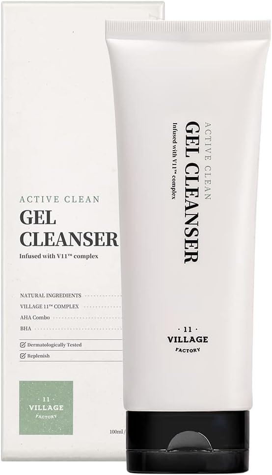 VitaDomus VILLAGE 11 FACTORY ACTIVE CLEAN GEL CLEANSER (100ml) Korean Skincare