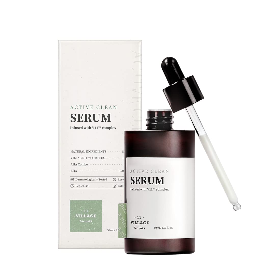 VitaDomus [VILLAGE 11 FACTORY] ACTIVE CLEAN SERUM (50 ml) Korean Skincare